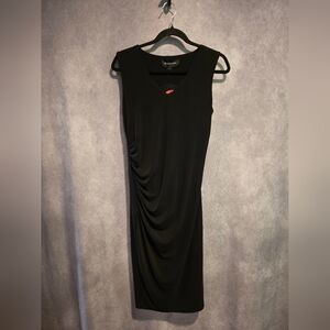 Honeylove InnerPower Sleeveless Midi Dress Women’s Size L Built In Shapewear